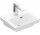 Раковина подвесная/с тумбой Villeroy & Boch Subway 3.0, 37x30,5cm, z переливом, otwór na armaturę, Stone White CeramicPlus