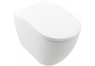 Раковина напольный WC Villeroy&Boch Subway 3.0, 60x37cm, bez kołnierza, TwistFlush, Stone White CeramicPlus