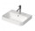 Раковина накладная на столешницу Duravit Happy D.2, 50x40xm, перелив, 1 отверстие под смеситель, вентиль Push-Open, белая