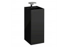 Раковина свободностоящая Laufen Kartell by Laufen, 43,5x37,5cm, ukryty перелив, без перелива, без отверстия под смеситель, чёрный глянец