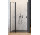 Двери для душа для ниши Radaway Nes 8 Black DWJ II 90, левые, 900x2000mm, стекло бесцветное, profil чёрный
