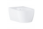 Биде подвесное Grohe Essence, 54x35,5cm, z переливом, PureGuard, альпийский белый