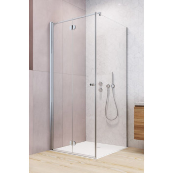 Двери кабины prysznicowej Radaway Eos KDS II, левые, 120cm, стекло бесцветное, profil хром