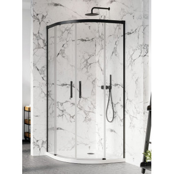Душевая кабина Radaway Eos KDD B, 100x100cm, двери складные, стекло бесцветное, profil хром