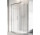 Полукруглая асимметричная душевая кабина Radaway Idea PDD, 120Lx90Rcm, раздвижные двери, стекло бесцветное, profil хром