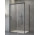 Фронт для душевой кабины Radaway Idea Black KDS 120, двери левые, стекло бесцветное, 1200x2005mm, profil чёрный