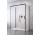 Фронт для душевой кабины Radaway Idea Black KDJ+S 120, левые, раздвижные, стекло бесцветное, 1200x2005mm, profil чёрный
