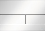 Смывная клавиша TECEsquare II, dwudzielny, металлический, белый матовый