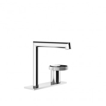 Смеситель для раковины Gessi Anello, напольный, высота 318mm, излив 174mm, без пробки, хром