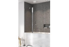 Шторки на ванну Radaway Nes 8 PND II 100, левый, стекло бесцветное, 100x150cm, profil хром