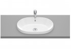 Встраиваемая раковина Roca Gap Round, 55x39cm, овальная, перелив, белая