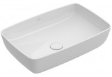 Накладная раковина, прямоугольная Villeroy & Boch Artis, 58 x 38 cm, Stone White