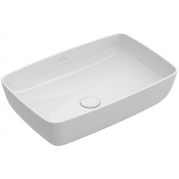 Накладная раковина, прямоугольная Villeroy & Boch Artis белый Alpin, 58 x 38 cm, - sanitbuy.pl