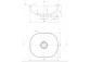 Накладная раковина Omnires Cadence M+, 62x42cm, без перелива, белый глянец