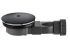 Сифон для поддона Radaway R400 Slim чёрный, wys. 40 mm