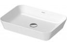 Накладная раковина Duravit Cape Cod, 55x40cm, без перелива, белый