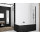 Шторки на ванну Sanswiss Solino SOEB1, правый, 850x1500mm, Black Line, чёрный profil 