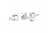 Смеситель для раковины на 3 отверстия Grohe Allure, скрытая, излив 150mm, хром