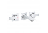 Смеситель для раковины на 3 отверстия Grohe Allure, напольный, высота 228mm, клапан automatyczny, хром