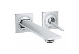Смеситель для раковины на 2 отверстия Grohe Allure, скрытая, излив 212mm, хром