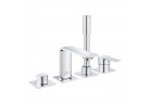 Смеситель для ванны на 4 отверстия Grohe Allure, 2 выходы wody, излив 143mm, хром