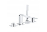 Смеситель для ванны на 5 отверстий Grohe Allure, 2 выходы wody, излив 143mm, хром