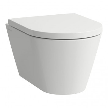 Подвесной унитаз WC Laufen Kartell by Laufen, 49x37cm, rimless - серый мат.