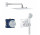 Душевой гарнитур Grohe Grohtherm SmartControl, скрытый, смеситель термостатическая, z лейкой душевая, хром
