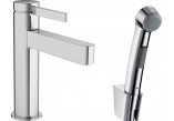 Смеситель для раковины Hansgrohe Finoris, напольный, высота 182mm, z główką Bidette и шлангом 160cm, хром