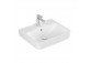 Раковина подвесная Villeroy & Boch O.novo, 55x46cm, z переливом, отверстие под смеситель, Weiss Alpin AntiBac CeramicPlus