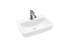 Раковина подвесная Villeroy & Boch O.novo, 50x37cm, без перелива, отверстие под смеситель, Weiss Alpin