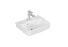 Раковина подвесная Villeroy & Boch O.novo, 45x37cm, z переливом, отверстие под смеситель, Weiss Alpin