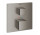 Смеситель для душа термостатическая Grohe Grohtherm Cube, скрытая, dwa выходы wody, brushed hard graphite