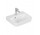 Накладная раковина Villeroy & Boch O.novo, 45x37cm, z переливом, отверстие под смеситель, Weiss Alpin