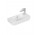 Раковина подвесная Villeroy&Boch O.novo, 50x25cm, z переливом, отверстие под смеситель, Weiss Alpin