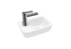 Малая раковина подвесная Villeroy&Boch O.novo, 36x25cm, без перелива, отверстие под смеситель, Weiss Alpin