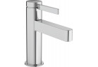 Смеситель для раковины Hansgrohe Finoris, напольный, однорычажный, 100 с набором слива-перелива Push-Open, хром