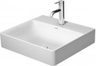 Раковина с тумбой Duravit DuraSquare, 50x47 cm, с отверстиями под смеситель, белая