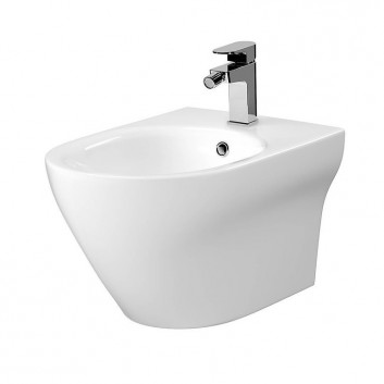 Bidet подвесной Cersanit Larga, 52x35,5cm, otwór na armaturę, белый