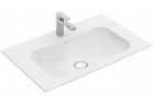 Раковина с тумбой прямоугольная Villeroy&Boch Finion 800x500 mm z ukrytym переливом для арматуры на одно отверстие Stone White CeramicPlus