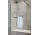 Душевая кабина walk-in Radaway Modo New Black II с вешалкой, 130x200cm, стекло бесцветное, profil чёрный
