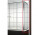 Боковая стенка для ширмы на ванную Radaway Vesta 800x1500mm, стекло fabric, profil хром