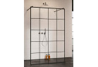 Душевая кабина Radaway Modo New Black I Factory 150, чёрный рисунок, стекло 8mm, przejrzysta, 1480x2000mm