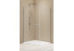 Фронт кабины prysznicowej walk-in Radaway Modo New Black IV, 120x200cm, стекло бесцветное, profil чёрный