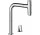 Смеситель кухонный Hansgrohe Metris Select M71, на 2 отверстия, однорычажный, выдвижной излив, 2jet, sBox - хром