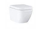 Подвесной унитаз Grohe Euro Ceramic, 54x37cm, bezkołnierzowa с крышкой с микролифтом - альпийский белый