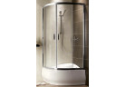 Полукруглая душевая кабина Radaway Premium Plus A 1700, 80x80cm, rozsuwana, сатиновое стекло, profil хром
