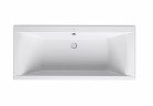 Roca Прямоугольная ванна акриловая Roca Savai SLIM RIM, с ножками, белая