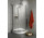 Полукруглая душевая кабина Radaway Premium Plus B, 90x90cm, двери раздвижные, стекло коричневые, profil хром