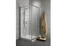 Квадратная душевая кабина Radaway Premium Plus C, 100x100cm, rozsuwana, стекло коричневые, profil хром